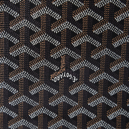 Goyard Goyardine Jouvence MM Toiletry Pouch Black Gold 8 of 8