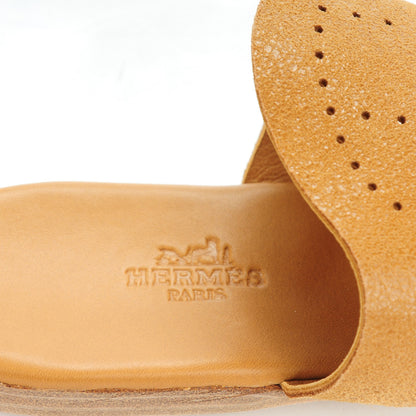 Hermes Suede Maldives Sandals 38 7 of 9