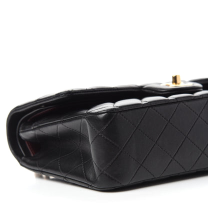 Chanel Lambskin Quilted Medium Double Flap Black 6 of 13