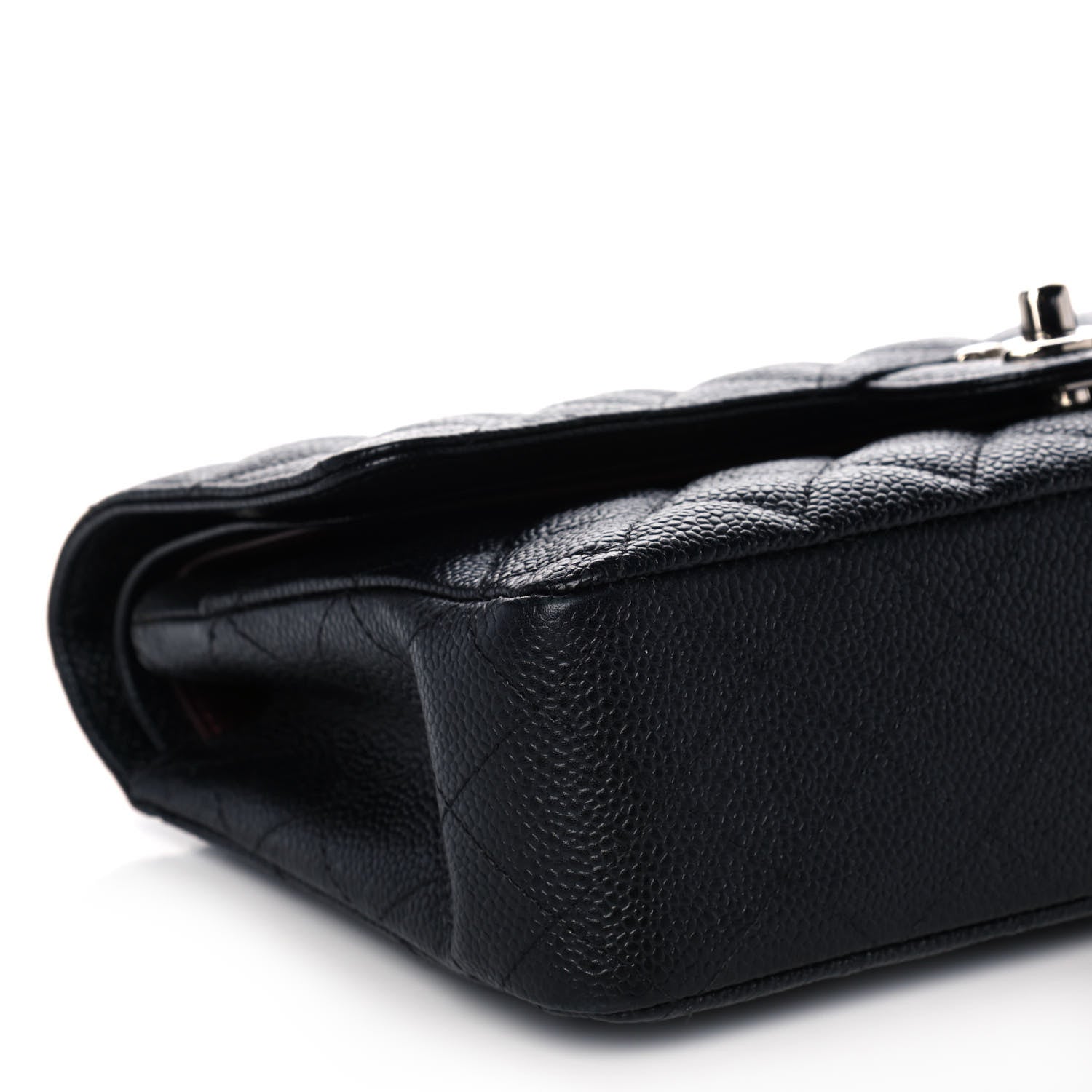 Chanel Caviar Quilted Medium Double Flap Black 9 of 10