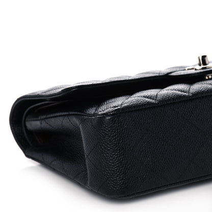 Chanel Caviar Quilted Medium Double Flap Black 9 of 10