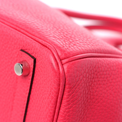 Hermes Taurillon Clemence Birkin 30 Rose Extreme 11 of 11