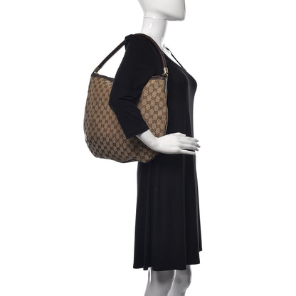 Gucci Monogram Hobo Dark Brown 2 of 12