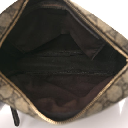 Gucci GG Plus Monogram Selleria Calfskin Medium Messenger Bag Beige Ebony Cocoa Dark Chocolate 5 of 11