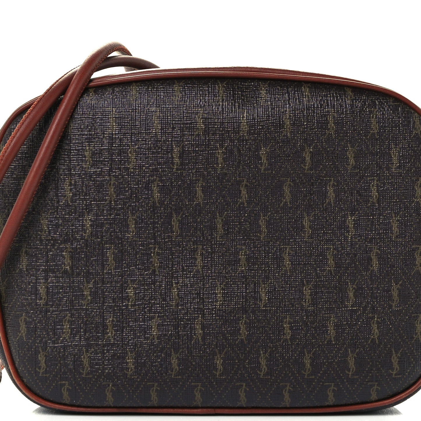Canvas Smooth Calfskin Le Monogramme Small Camera Bag Chestnut