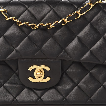 Chanel Lambskin Quilted Small Double Flap Black 12 of 12
