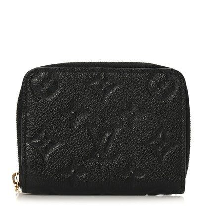 Louis Vuitton Empreinte Zippy Coin Purse Black 1 of 6