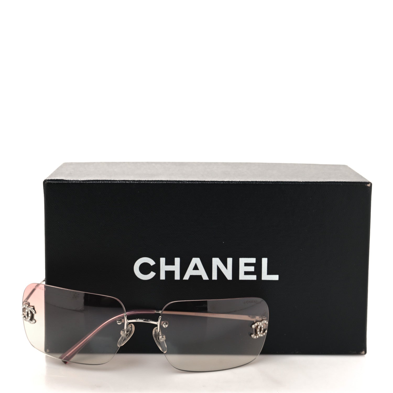 Chanel Metal CC Logo Sunglasses 4017-D Pink 7 of 7