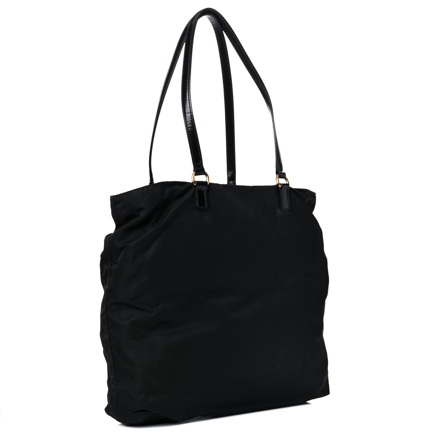 Prada Nylon Vela Grommet Tote Black 2 of 15