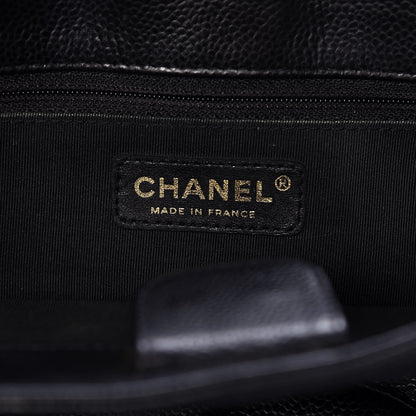 Chanel Caviar Quilted Petit Shopping Tote PST Black 6 of 11