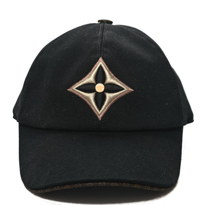 Louis Vuitton Monogram Cotton Jacquard Embroidered LV Day Cap L Black 3 of 9