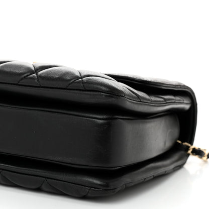 Chanel Lambskin Quilted Medium Trendy CC Flap Dual Handle Bag Black 10 of 10