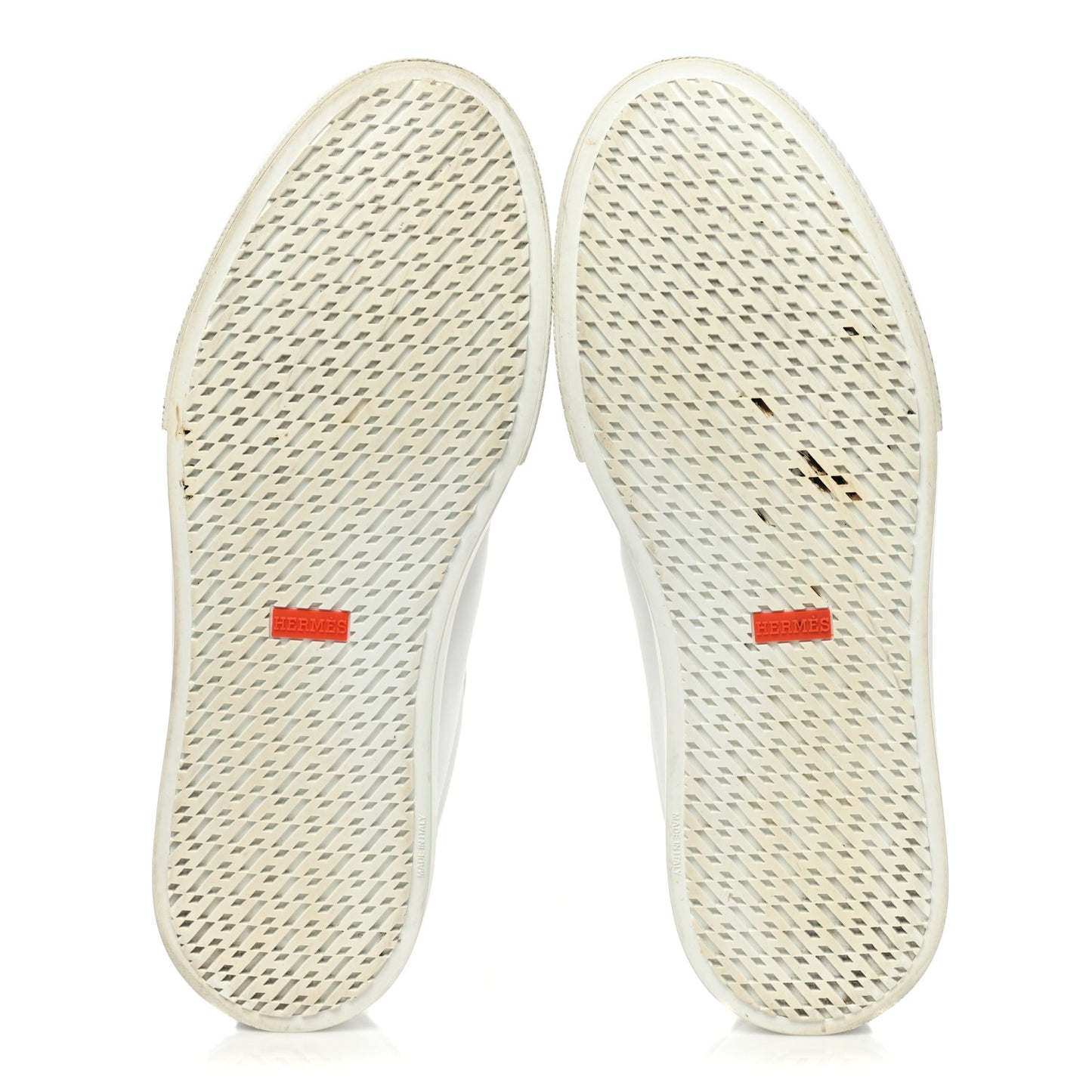 Calfskin Mens Day Sneakers 45 White