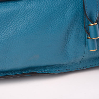 Chloe Calfskin Large Marcie Satchel Laguna Blue 10 of 10