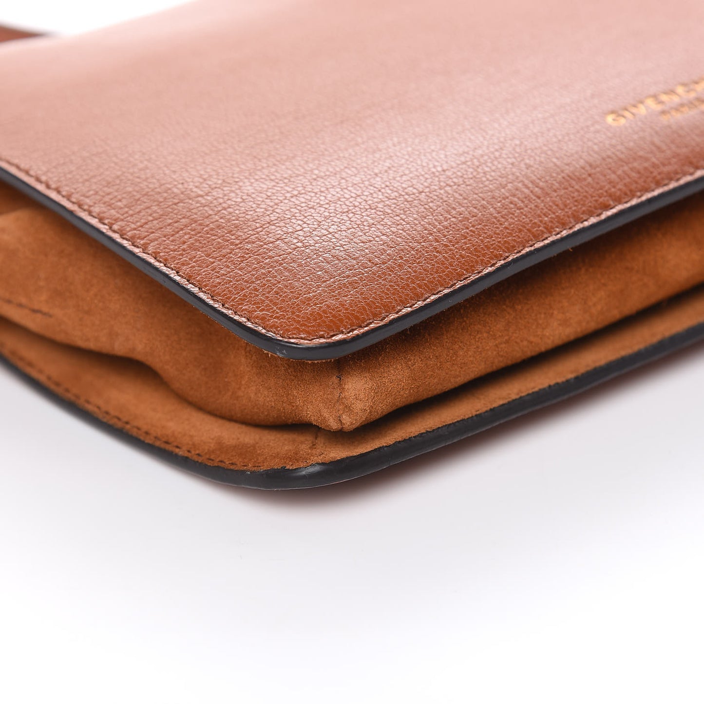 Goatskin Suede Cross 3 Crossbody Bag Chestnut