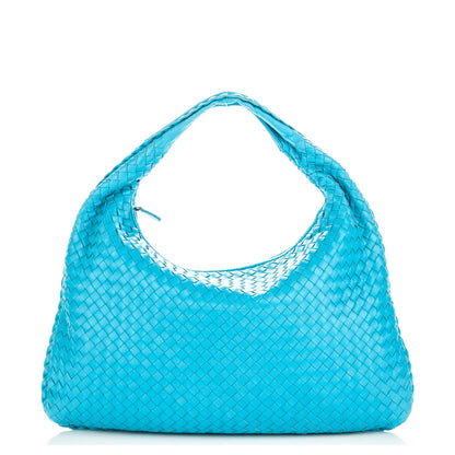 Bottega Veneta Nappa Intrecciato Large Veneta Hobo Turquoise 1 of 6