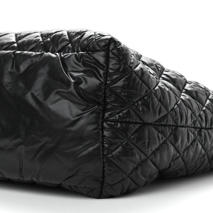 Chanel Nylon Quilted Large Coco Cocoon Tote Black 11 of 13