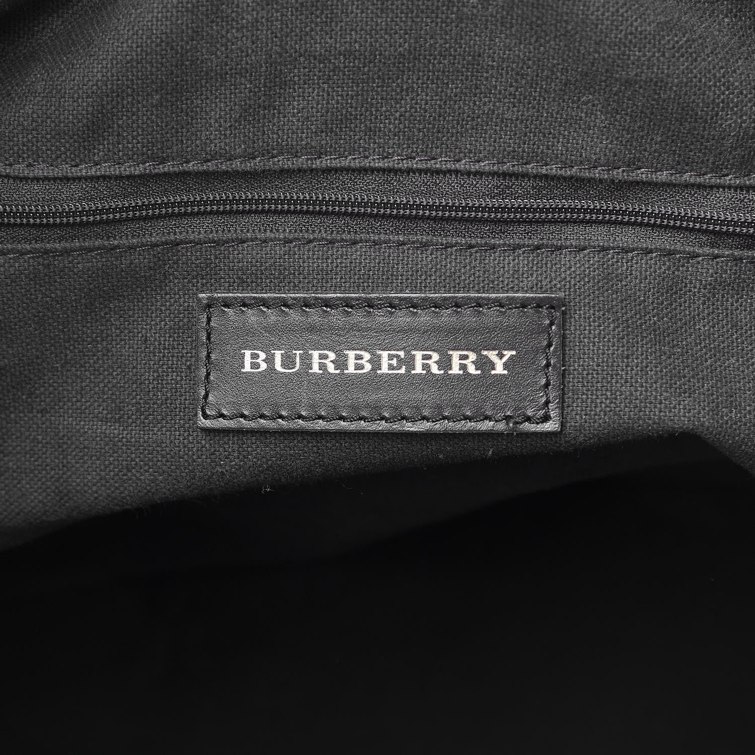 Burberry Haymarket Check Jameson Tote Chocolate 6 of 17