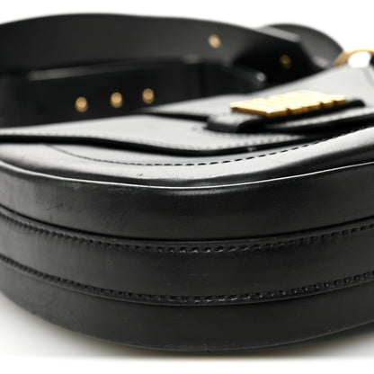 Christian Dior Calfskin D Fence Saddle Bag Black 9 of 10