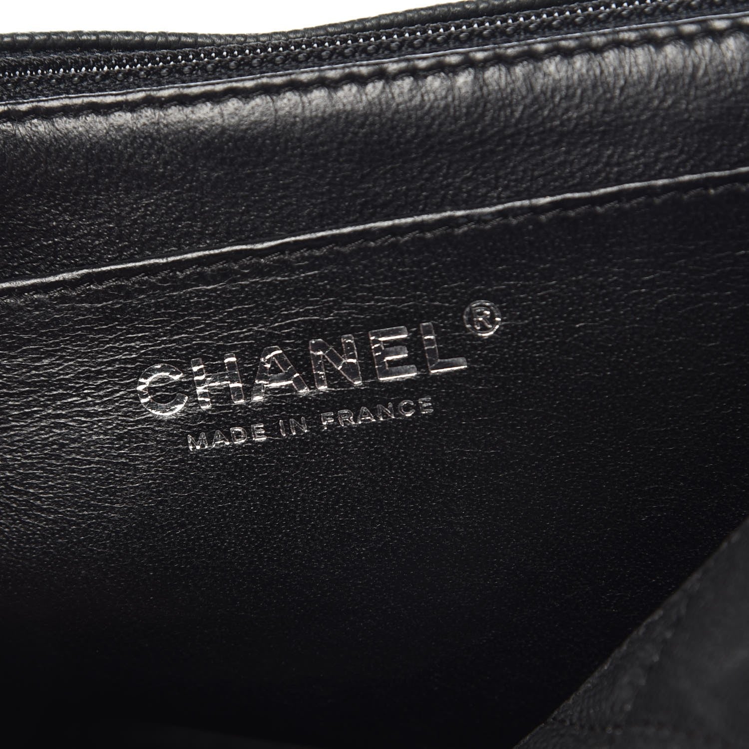 Chanel Washed Caviar Quilted 2.55 Reissue 227 Bijoux Chain Flap Black 7 of 16