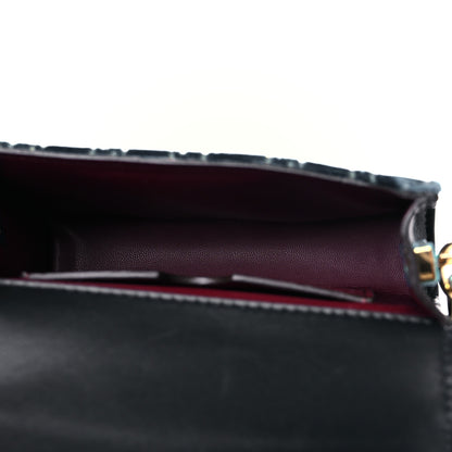 Givenchy Velvet Logo Nano Eden Shoulder Bag Blue 7 of 10