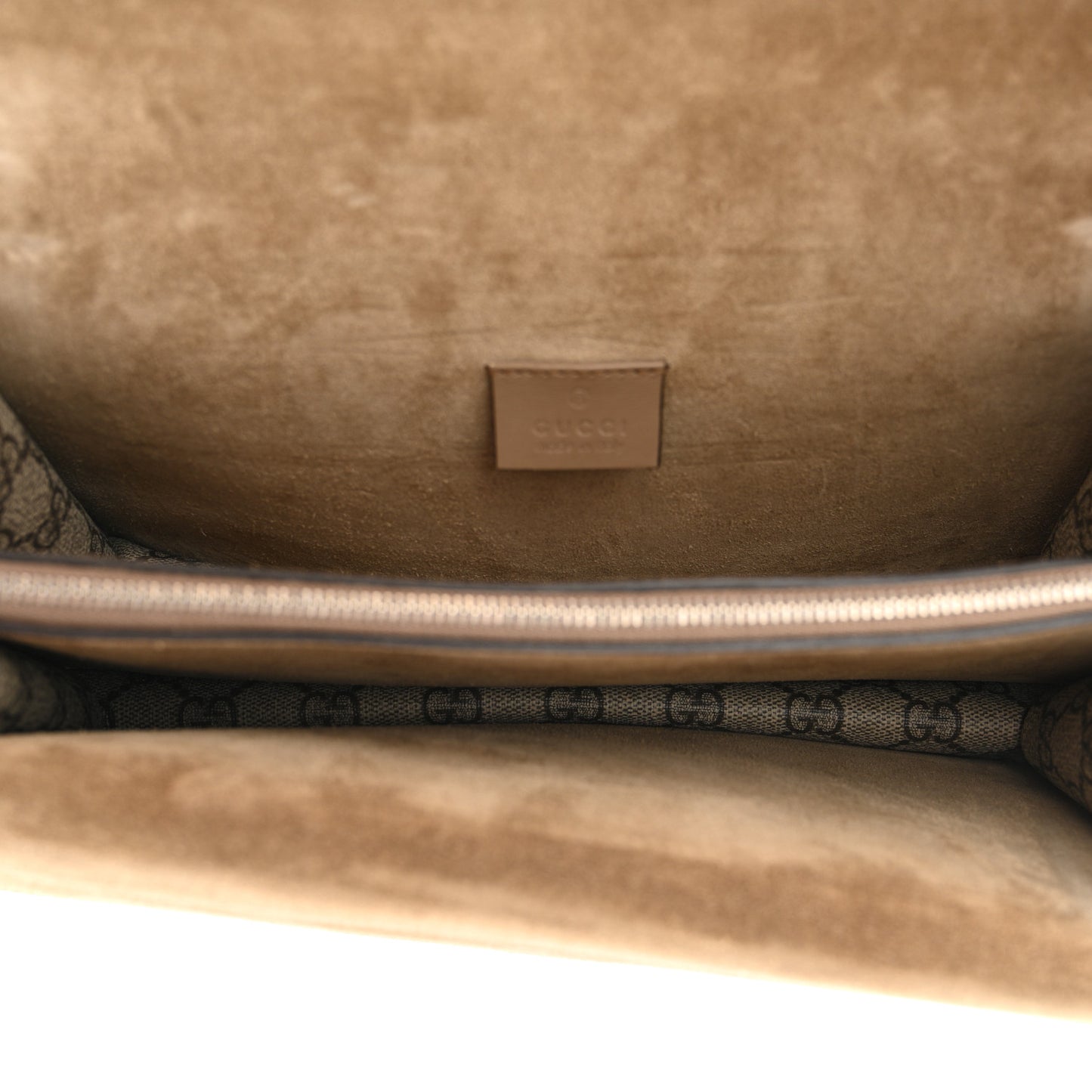 GG Supreme Monogram Small Dionysus Shoulder Bag Taupe