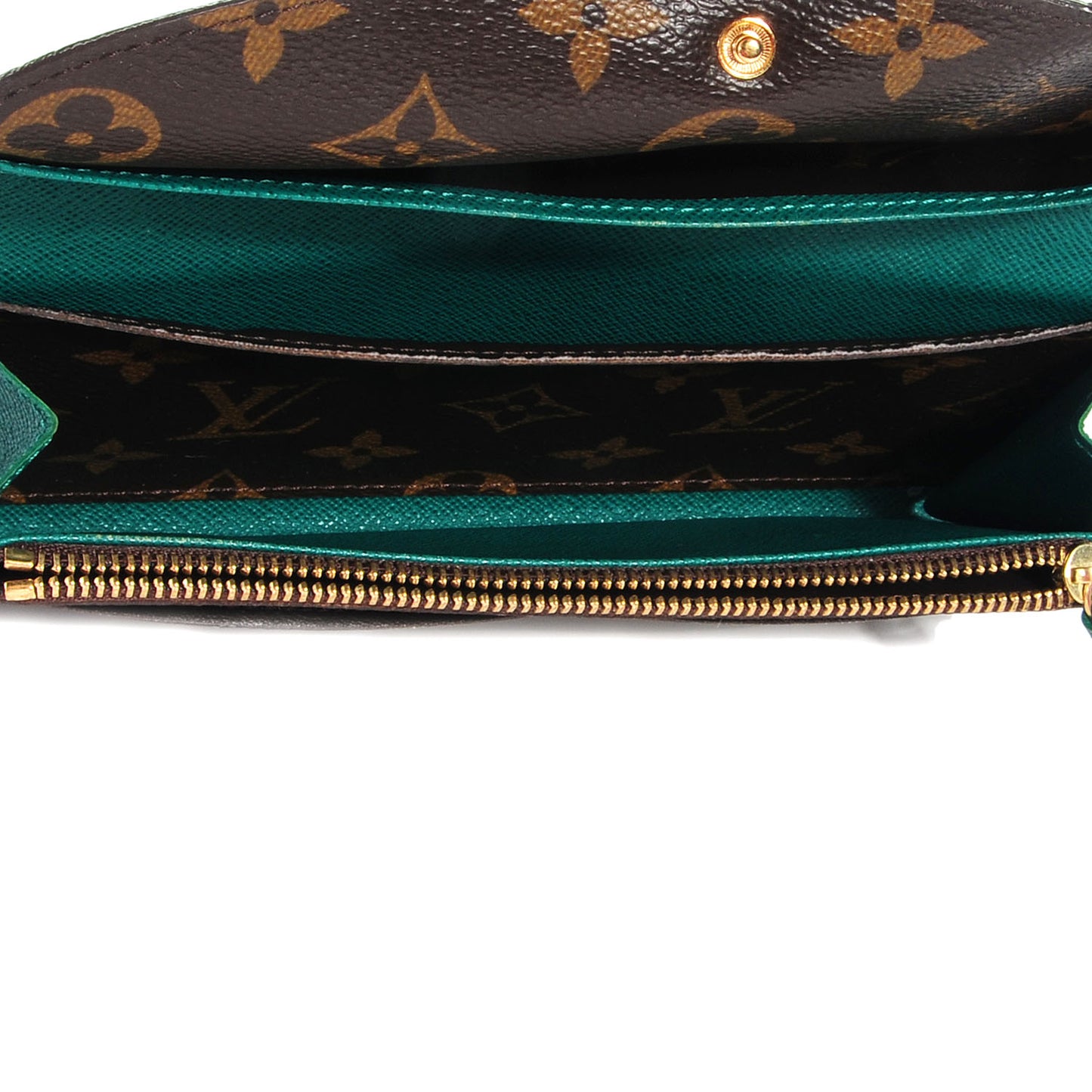 Monogram Emilie Wallet Vert