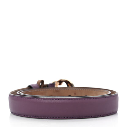 Gucci Moon Calfskin Interlocking G 25mm Belt 90 36 Purple 2 of 7