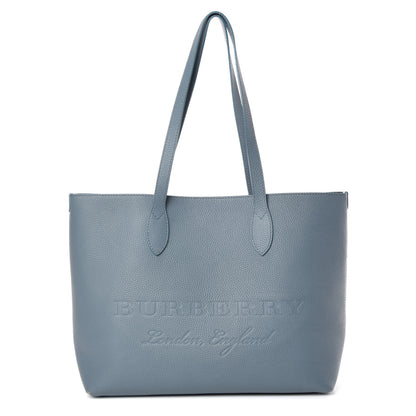 Burberry Grainy Calfskin Remington Tote Dusty Teal Blue 1 of 13