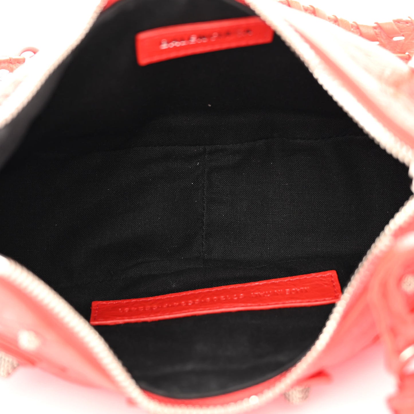 Agneau Arena Le Cagole Shoulder Bag XS Tomato Red