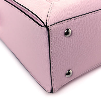 MCM Saffiano Nuovo Tote Chalk Pink 9 of 11