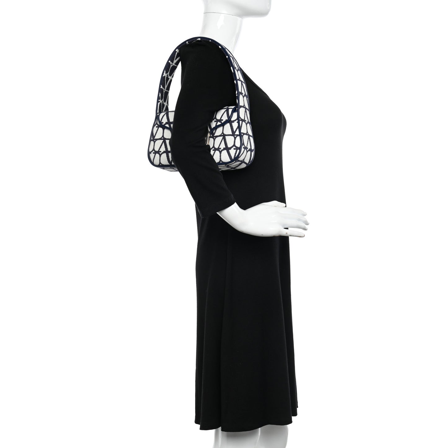 Toile Iconographe Cotton Vlogo Small Loco Hobo Bag White Worker