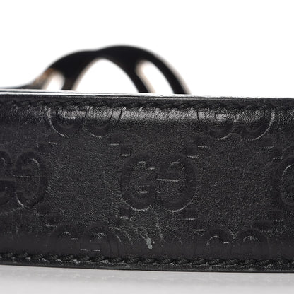 Gucci Guccissima Interlocking G Belt 100 40 Black 7 of 7