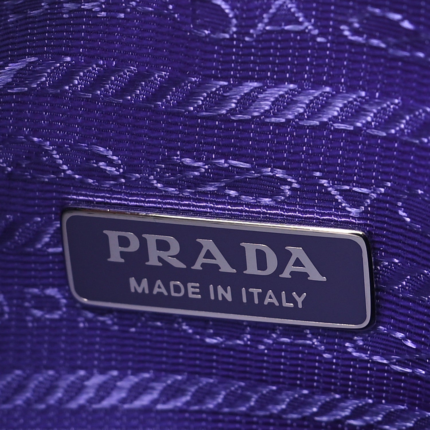 Prada Paillettes Sequin Mini Re-Edition 2000 Bag Iris Black 5 of 9