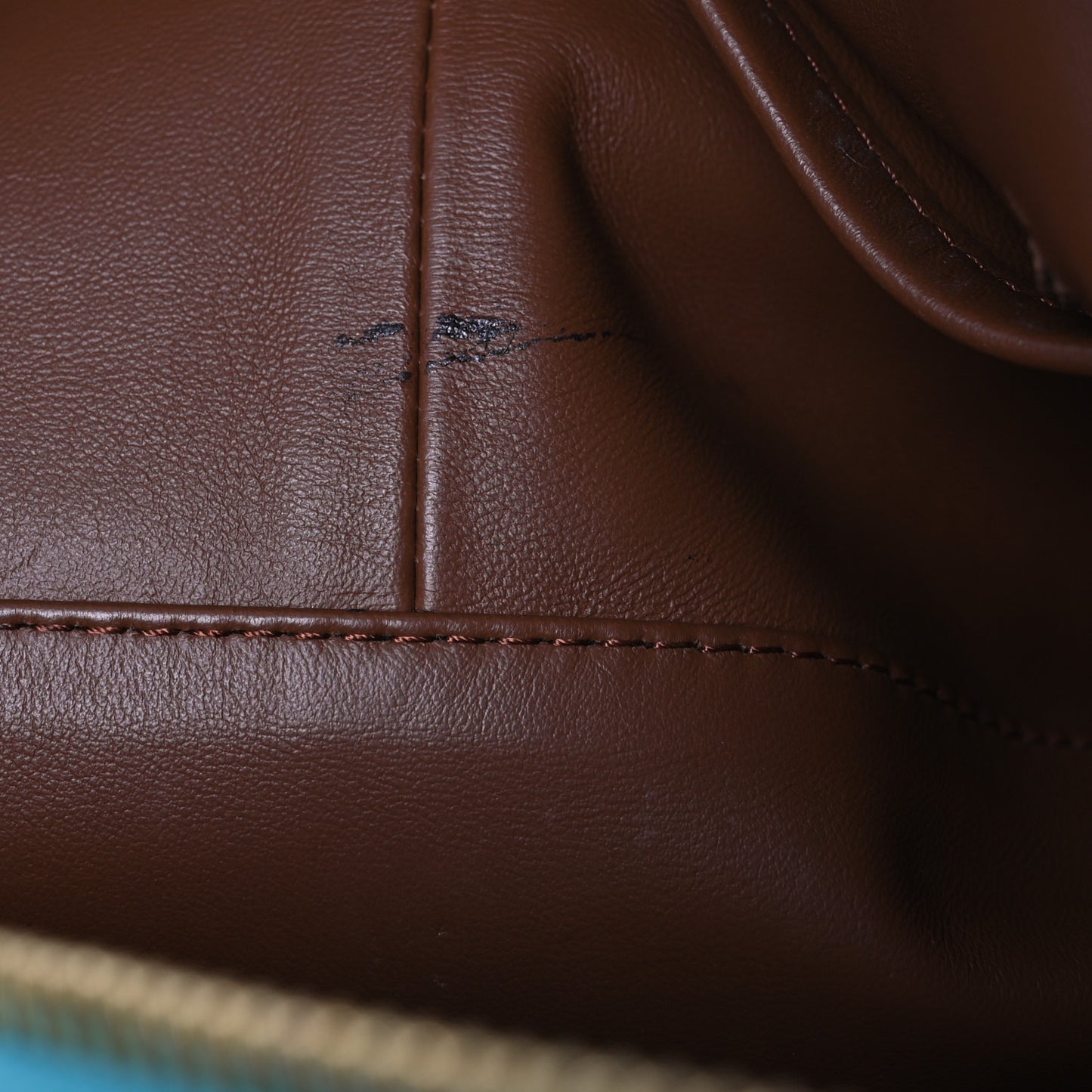 Calfskin Monogram Speedy P9 Bandouliere 40 Turquoise