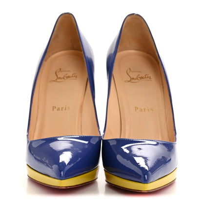 Christian Louboutin Patent Pigalle Plato 120 Pumps 38 Version Provenche 3 of 8