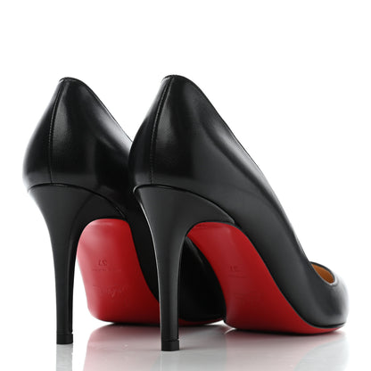 Christian Louboutin Shiny Nappa Pigalle 85 Pumps 37 Black 4 of 9