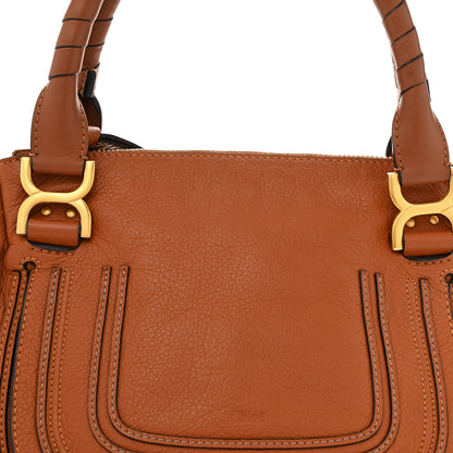 Chloe Calfskin Medium Marcie Satchel Tan 8 of 12