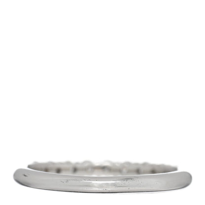 Tiffany Platinum Diamond .27ctw 2.2mm Half Circle Embrace Band Ring 52 6 3 of 5