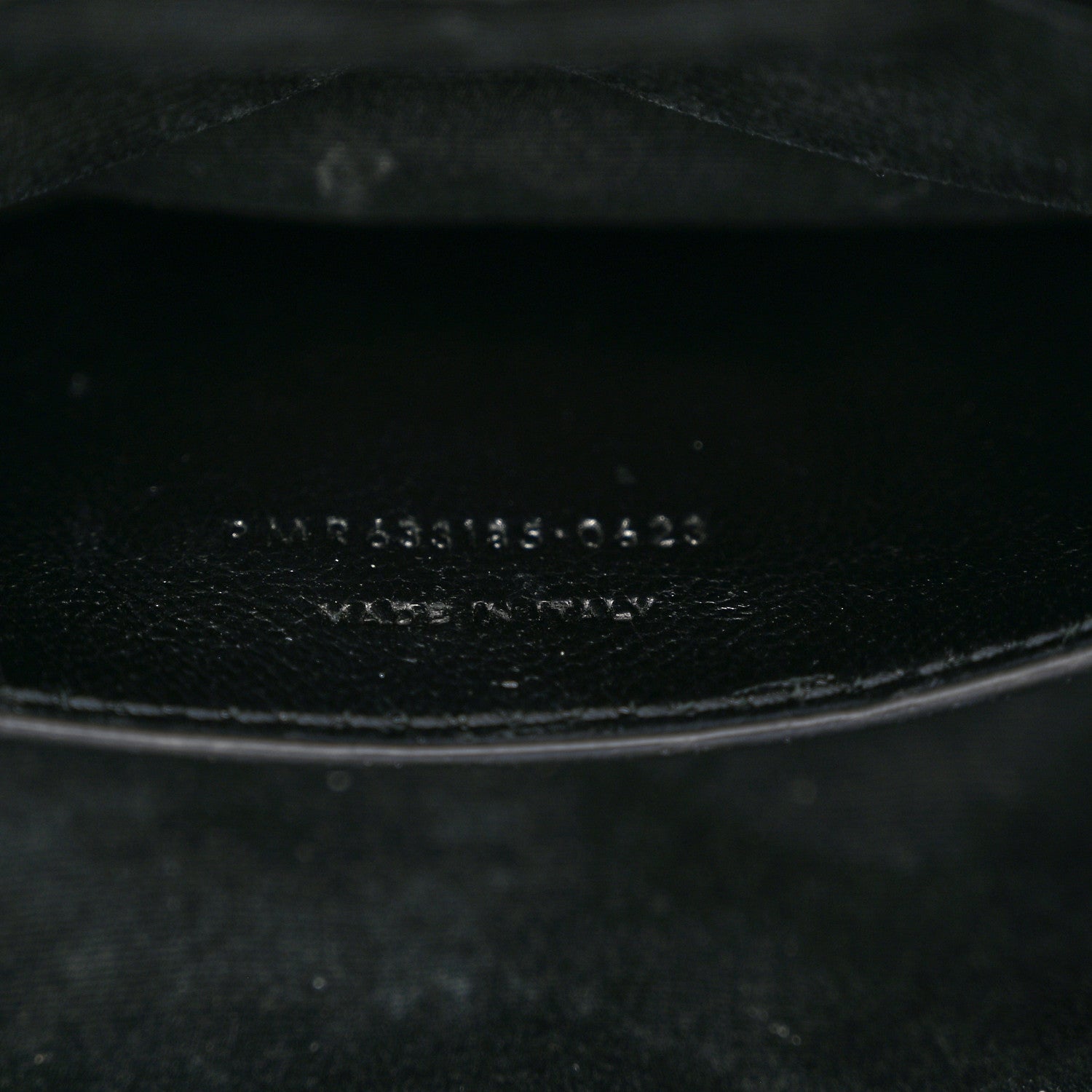 Saint Laurent Crinkled Calfskin Matelasse Monogram Baby Niki Chain Satchel Black 7 of 10