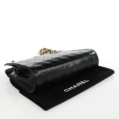 Chanel Lambskin Quilted Shoulder Bag Black 4 of 8