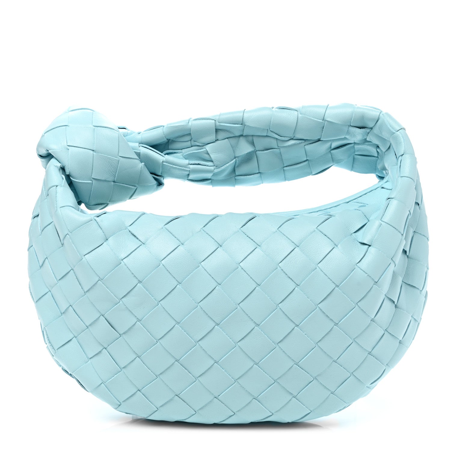 Bottega Veneta Nappa Intrecciato Mini Jodie Teal Washed 1 of 10