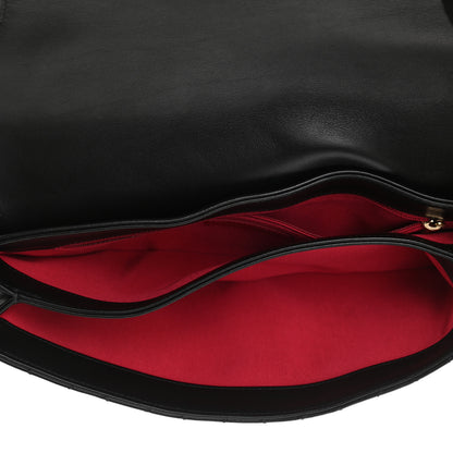 Chanel Calfskin Quilted Enchained Clutch Black 4 of 10