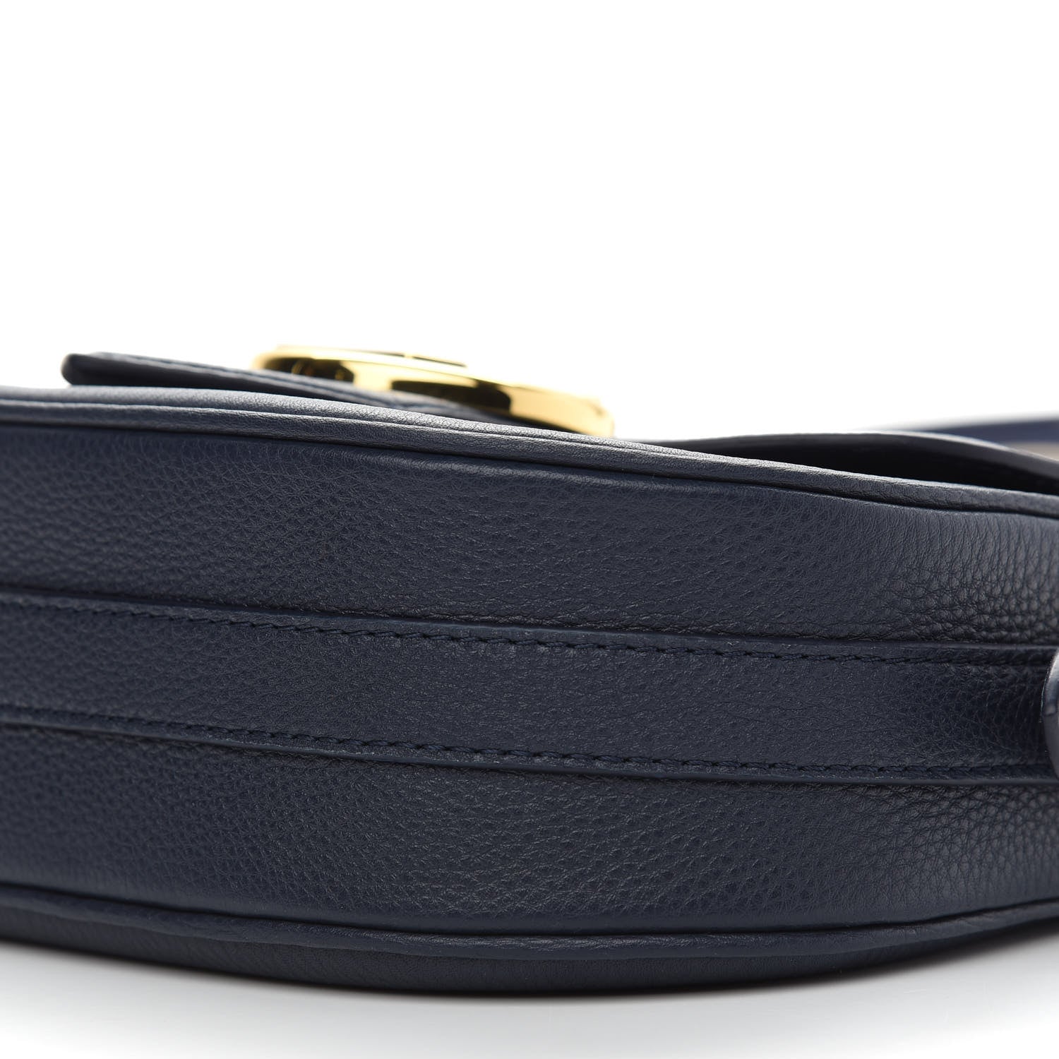 Louis Vuitton Grained Calfskin LV Pont 9 Soft MM Bleu Marine 8 of 8