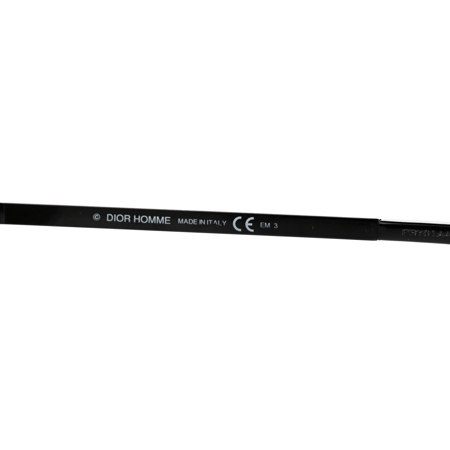 Christian Dior Homme Mens Aviator Sunglasses 0175S Silver Black 6 of 7