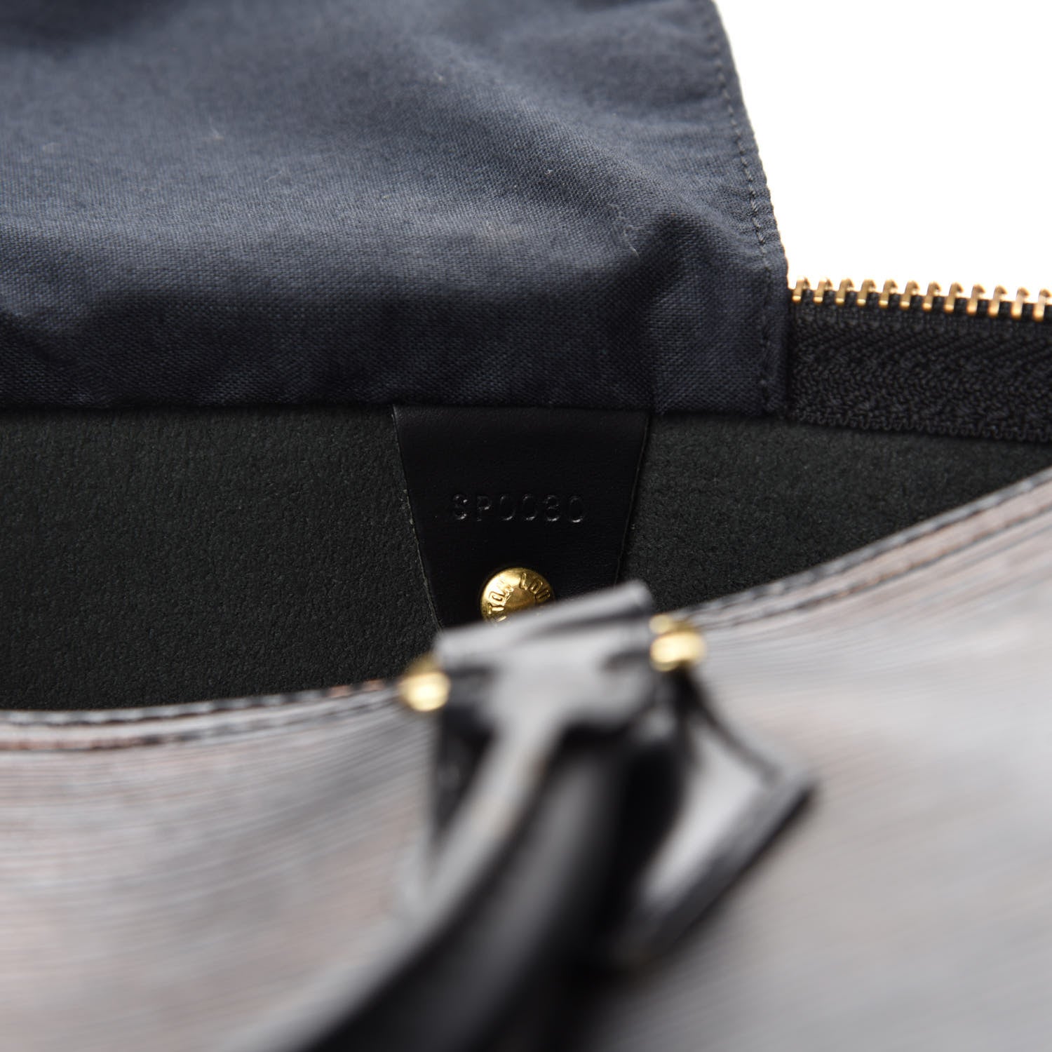 Louis Vuitton Epi Speedy 30 Black 9 of 10