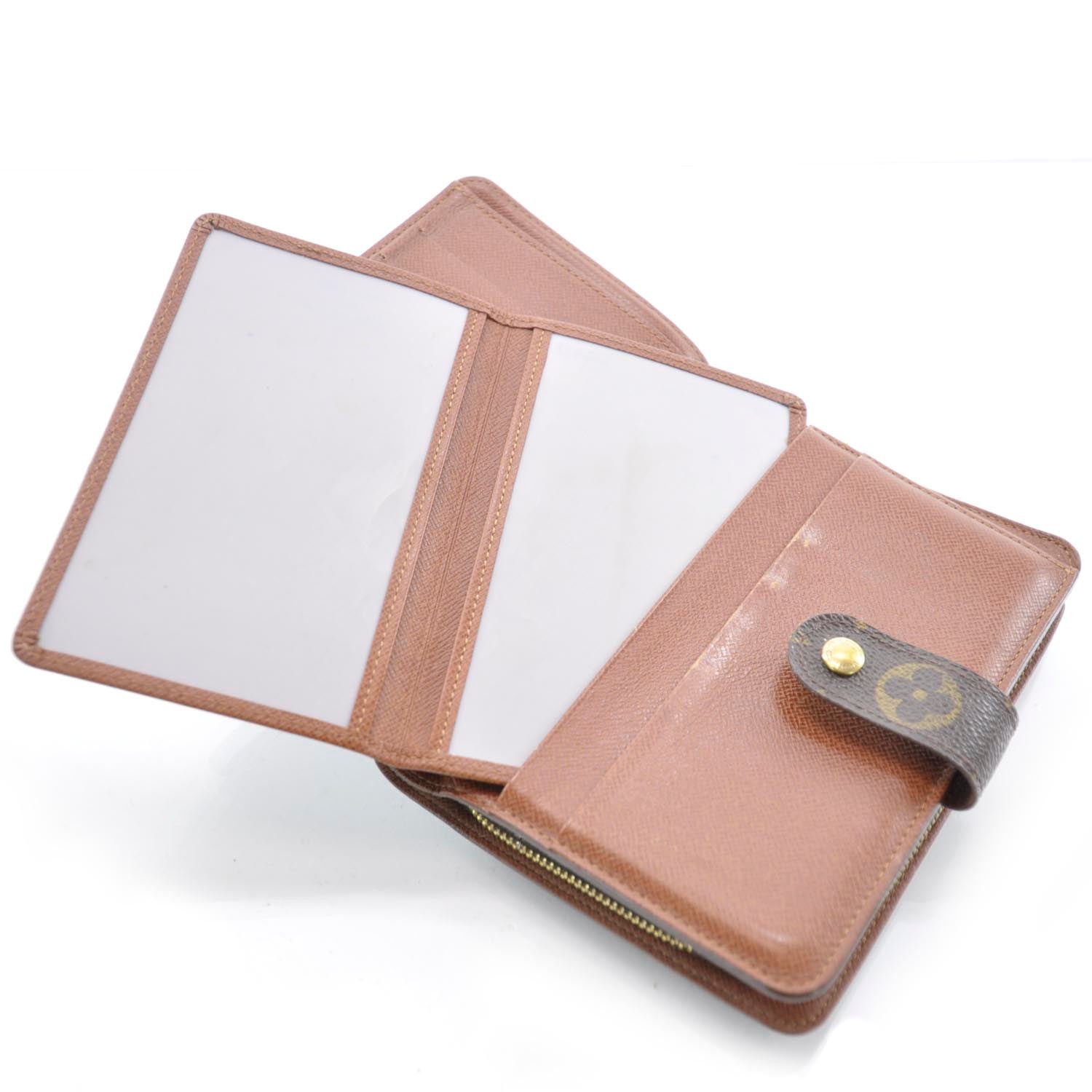 Louis Vuitton Monogram Large ID Credit Card Zippy Wallet 5 of 9