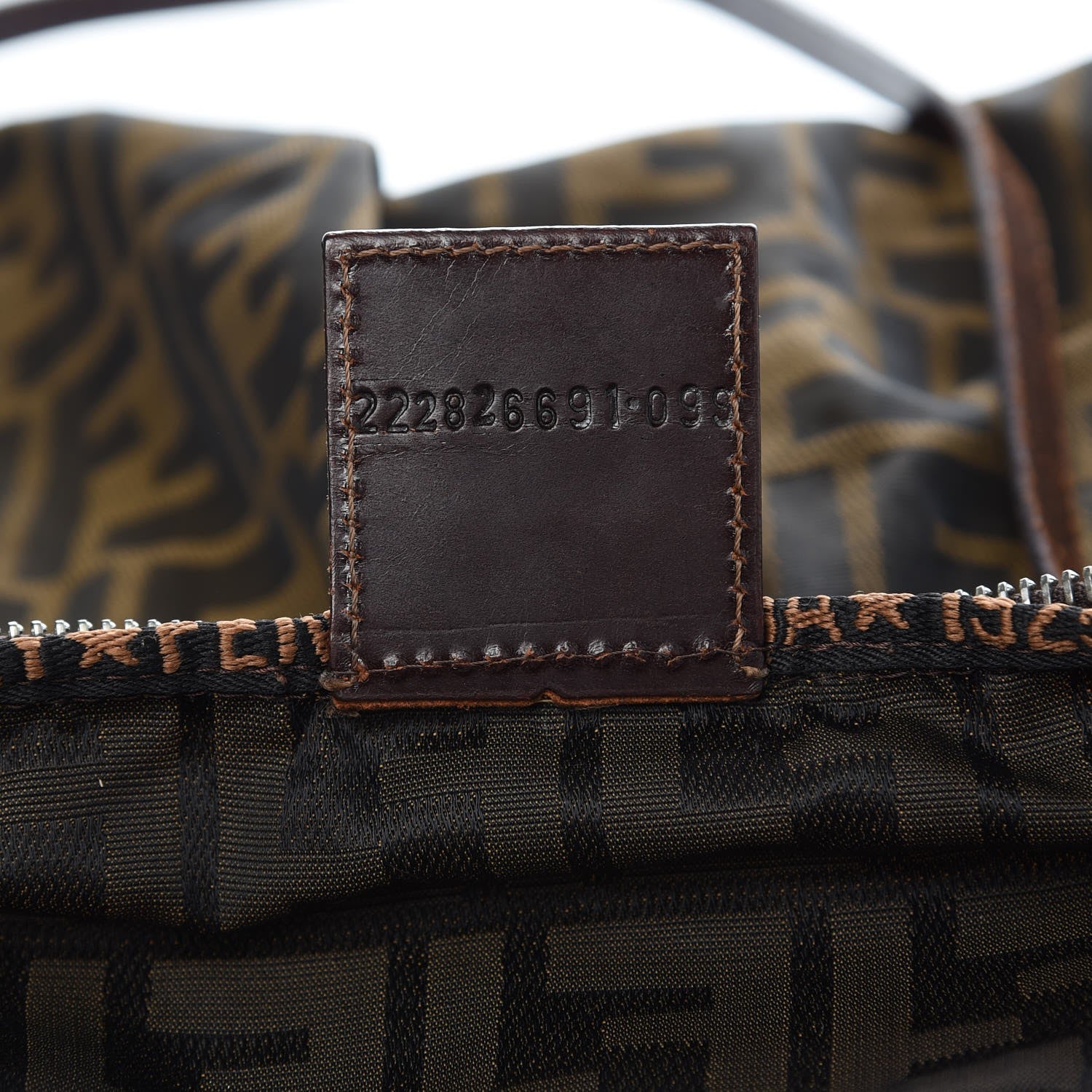 Fendi Zucca Tote Tobacco 7 of 11