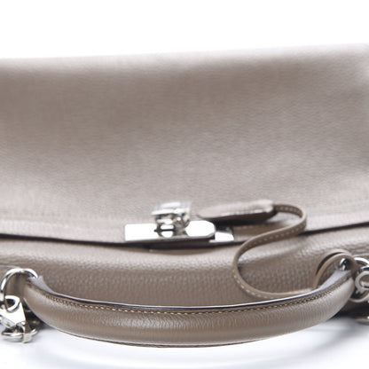 Hermes Togo Kelly Retourne 32 Etoupe 7 of 39