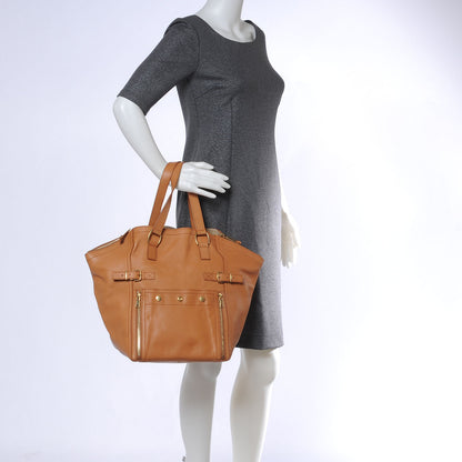 Saint Laurent Large Downtown Tote Camel 2 of 7
